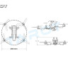 Рама FPV квадрокоптера Tarot 280 (карбон) артикул TL280C