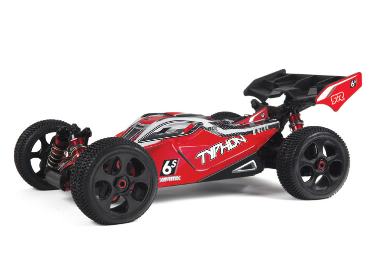 Радиоуправляемая автомодель багги ARRMA Typhon (Red) 6S 1/8 BLX V2 4WD WATERPROOF (влагозащита) артикул AR106001
