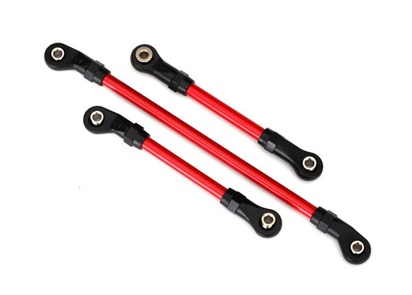 Steering link, 5x117mm (1): draglink, 5x60mm (1): panhard link, 5x63mm (assembled with hollow balls) (for use with #8140X TRX-4® Long Arm Lift Kit) артикул TRA8146R