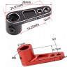 Качалка для сервопривода Aluminium "minimax" 25T (Futaba) артикул MRH319black