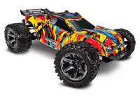 Радиоуправляемая модель машины TRAXXAS Rustler 4X4 VXL 1:10 4WD TSM артикул TRA67076-4-SLFR