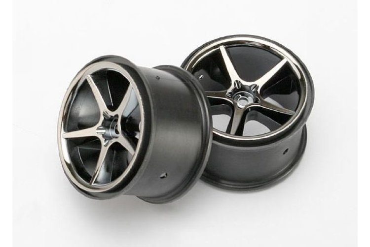 Колёсные диски TRAXXAS E-REVO 1/16 (BLACK CHROME) артикул TRA7172A