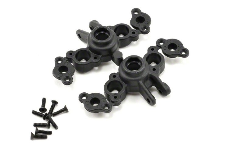 Кулаки RPM (2 шт.) для Traxxas 1/16 Scale Axle Carriers - Black артикул RPM73162 