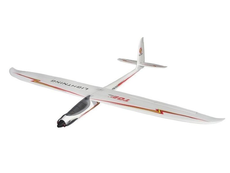 Радиоуправляемый планер Top RC Lightning V1 (Propeller Power System) 1500мм 2.4G 4-ch LiPo RTF артикул top035C