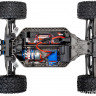 Радиоуправляемая автомодель TRAXXAS Rustler 4X4 1:10 4WD (коллекторный электродвигатель) артикул TRA67064-61-R