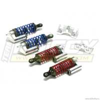 Комплект амортизаторов (4 шт.)(silver) для 1/10 Traxxas Revo E-Revo Suммit и Slayer (длина 89мм) артикул T3102SILVER