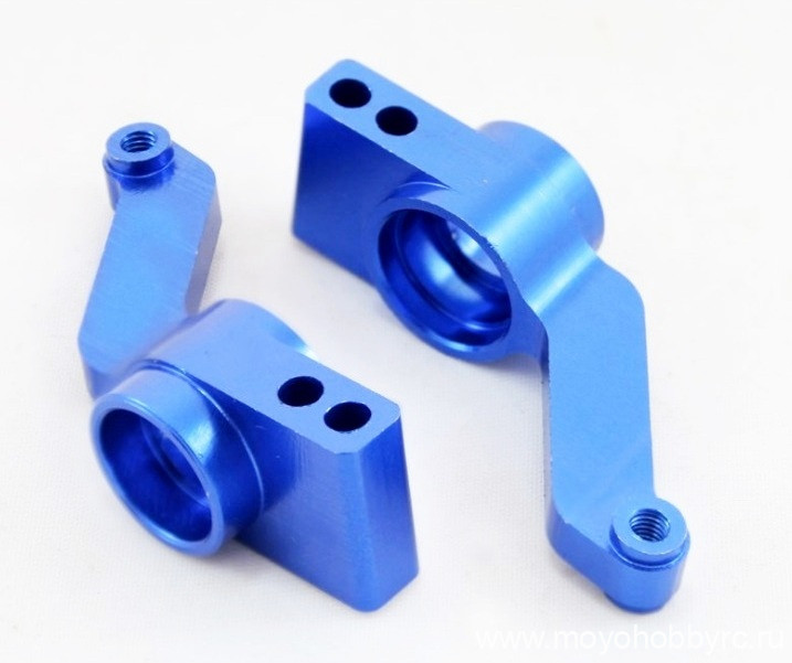 Алюминиевая ступица колеса задняя для Remo Hobby 1/8, (2 шт.) артикул A2043-BLUE