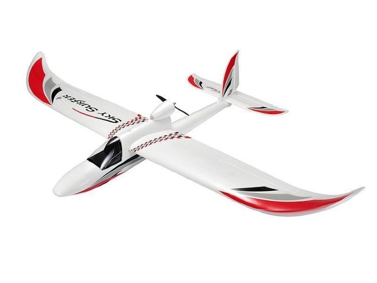 Радиоуправляемый планер Top RC SKY SURFER красный 1400мм 2.4G 4-ch LiPo RTF артикул top069C