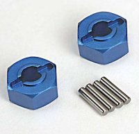 Хексы HEX 12мм [HUBS,ALUM(2)(BLUE)] артикул TRA1654X