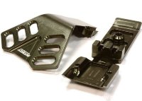 Алюминиевая защита днища, передняя (GREY) для TRAXXAS масштаба 1/10 SUMMIT, E - REVO, REVO 3.3, Slayer артикул C25902GREY