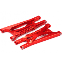 Рычаги нижние (красные) для Traxxas 1/10 Slash 4x4 артикул T8541RED