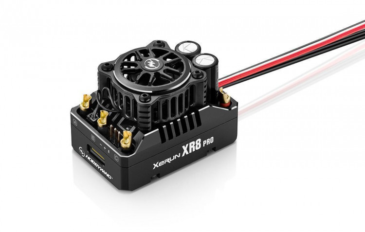 Бесколлекторный сенсорный регулятор HobbyWing для автомоделей масштаба 1:8 XERUN XR8 PRO G3 (200А) артикул HW-30113400