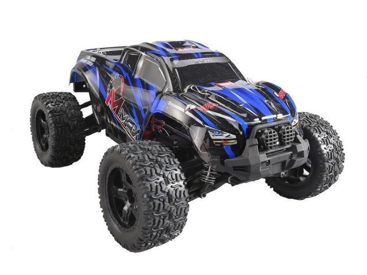 Радиоуправляемый монстр-трак 1/10 Remo Hobby MMAX PRO (синий) Li-PO, 4WD, 2.4G, RTR комплект артикул RH1031PRO-BLUE