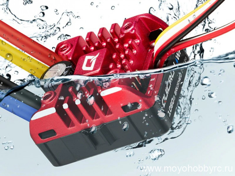 Коллекторный регулятор Hobbywing QUICRUN-WP-1080 G2-BRUSHED (80A-400A, 1/10 Crawler) артикул HW-30120202