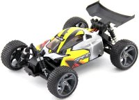 Радиоуправляемая автомодель багги Himoto Spino RTR 1/18 4WD с бесколлекторным электродвигателем (аппаратура 2.4 Ghz, акб Li-Po, З/У) артикул E18XBL