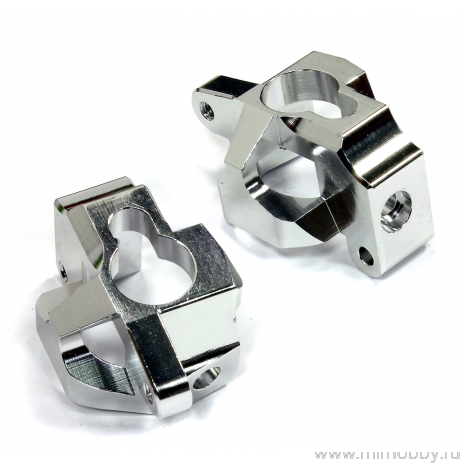 Кастер блоки 2шт (silver) HPI 1/10 Bullet MT & Bullet ST артикул T8700SILVER