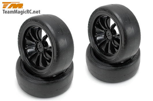  Колеса туринг 1/10 в сборе (10 спиц / Black) 4шт артикул TM-503334BK