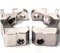 Кастер блоки (SILVER) для Traxxas 1/10 stampede 4X4 и slash 4x4 артикул  T8591SILVER