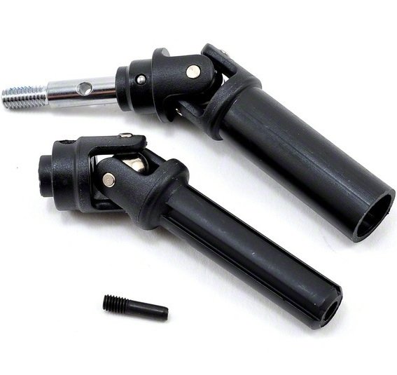 Привод колеса передний TRAXXAS запчасти Driveshaft assembly, front, heavy duty (1) (left or right) (fully assembled, ready to install)/ screw артикул TRA6760
