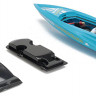 Радиоуправляемый катер с водяной помпой Blue HydroJet (25 км/ч, 42 см) артикул HC807-BLUE
