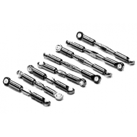 Комплект тяг (8 шт.) (Silver) для 1/16 TRAXXAS SLASH ; RALLY артикул T3465SILVER