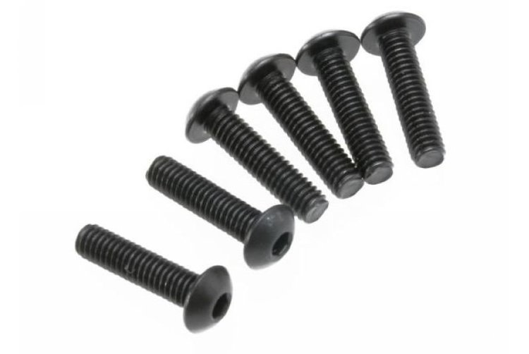 Винт с шляпкой 4х16мм., 6 штук (Screws, 4x16mm button-head machine (hex drive) (6)) артикул TRA3933