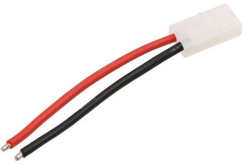 Разъем Tamiya (мама) с кабелем 14AWG (10см) артикул RK-M009