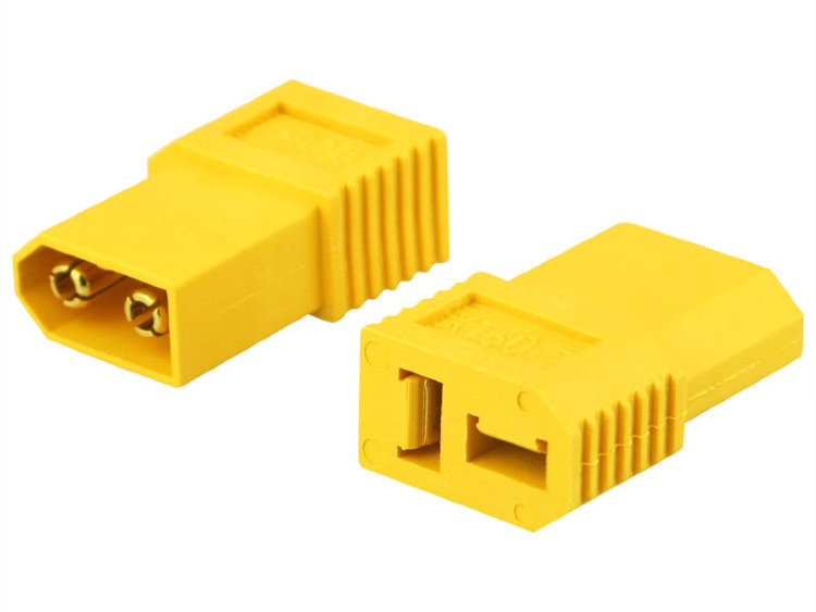 Адаптер XT60 папа - T-plug deans мама (1 шт.) артикул AM-XT60-D