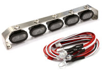 Roof Top Spot Light Set (S5) LED w/Stainless Steel Mount for 1/10, 1/8 &amp; 1/5 Scale артикул C25415
