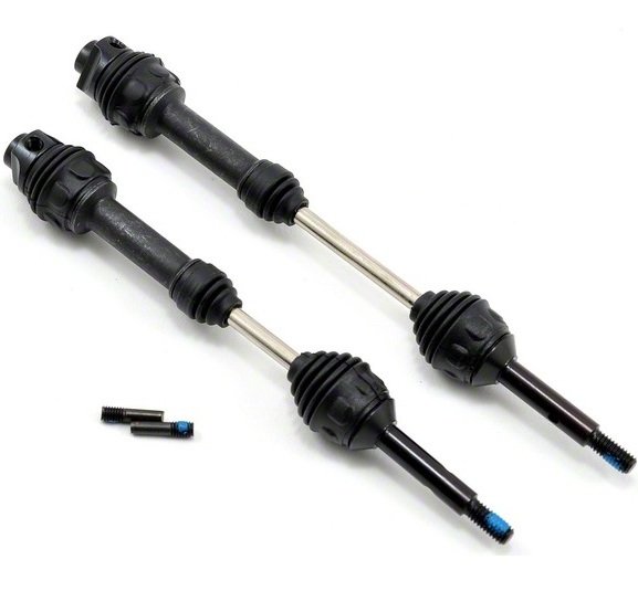 Колёсные приводы, опциональные TRAXXAS Driveshafts, rear, steel-spline constant-velocity (complete assembly) (2) артикул TRA6852R