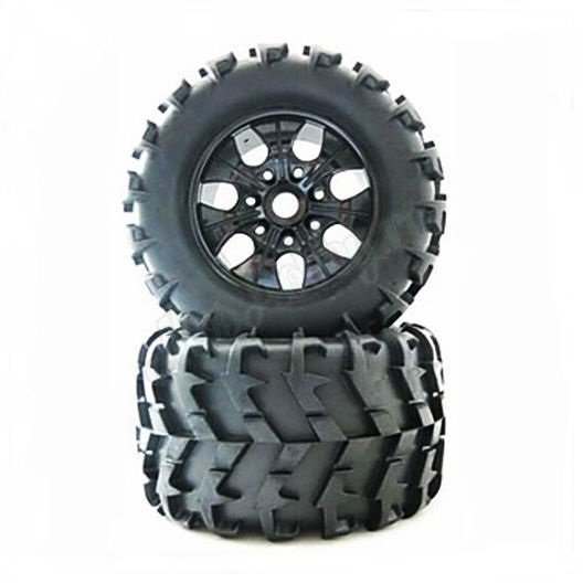Колёса для автомоделей 1/8 Off Road Monster Truck Rc Car не склееные (2 шт.) артикул HSP810001B