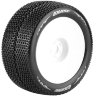 Колёса  Louise Rc, серия T-TURBO 1/8 TRUGGY (2 шт., HEX 17mm, TIRE SUPER SOFT / 1/2 OFFSET WHITE RIM / MOUNTED) артикул L-T3112VWH