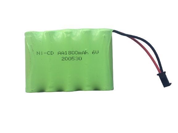 Аккумулятор Ni-Cd 1800mAh, 6V, разъём SM ( Double Eagle E716-003) артикул NICD-AA-6F-1800-YP
