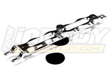 Фиксатор аккумулятора (silver) для Traxxas 1/10 Slash 4x4 & 2WD артикул T8536SILVER
