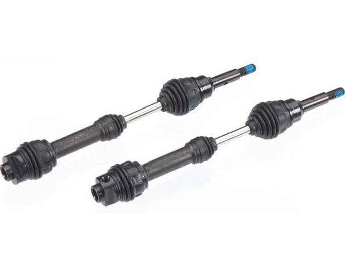 Колёсные приводы, опциональные TRAXXAS запчасти Driveshafts, front, steel-spline constant-velocity (complete assembly) (2) артикул TRA6851R