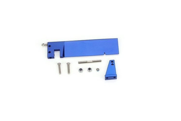 Руль поворота, рама руля и комплект крепежа [Rudder/ rudder arm/ hinge pin/ 3x15mm BCS (stainless) (2)/ NL 3.0 (2)/4x3mm BCS stainless, with thr] артикул TRA5740