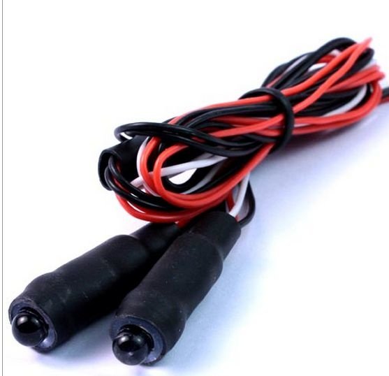 Светодиоды LED с Angeleye (КРАС) (YR Plug) 1 пара (Yeah Racing Angeleye LED Light Cable 2pcs (RD) YR Plug) артикул LK-0024RD