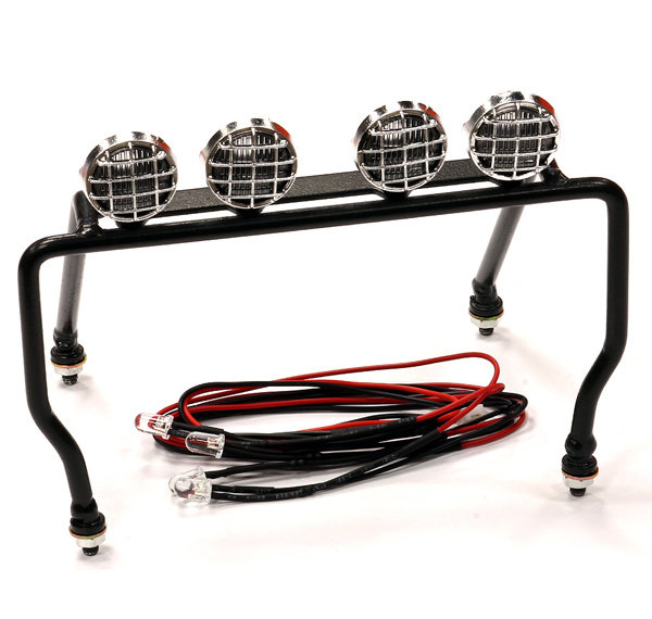 T10 Realistic 1/10 Scale Metal Frame with 4 LED Adjustable Spot Light 88x141mm артикул C24335