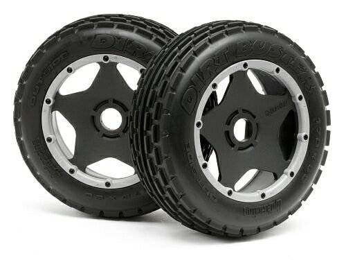 Колеса багги 1/5 передние 170x60 DIRT BUSTER M (черные Диски) 2шт. артикул HPI-4736 