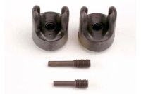 Transmission output yokes (heavy-duty) (2)/ set screw yoke pins, M4/10 (1) &amp; M4/18.5 (1) артикул TRA4927X