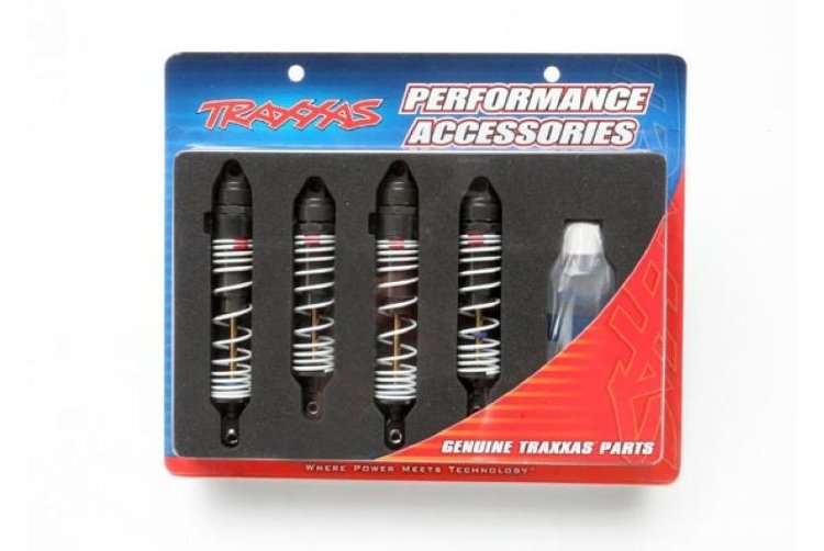 Амортизаторы TRAXXAS Big Bore shocks (hard-anodized & PTFE-coated T6 aluminum) (assembled with TiN shafts and springs артикул TRA5862