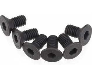 Винты Screws, 3x6mm countersunk machine (6шт.) (hex drive) артикул TRA2534
