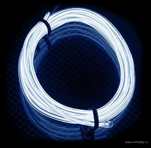 Световод TRON LED Wire (белый) (TRON LED Wire Light Tube Kit Set White) артикул LK-0029WT