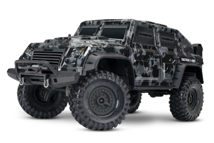 Радиоуправляемая модель машины TRAXXAS TRX-4 1/10 Tactical Unit 4WD артикул TRA82066-4