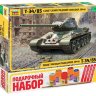 Сборная модель ZVEZDA Советский средний танк Т-34/85, подарочный набор, 1/35 артикул ZV-3687П