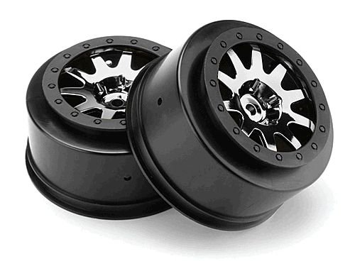 Диски шорт 1/10 - MK.10 V2 CHROME (4.5mm OFFSET/ 2шт) артикул HPI-106201