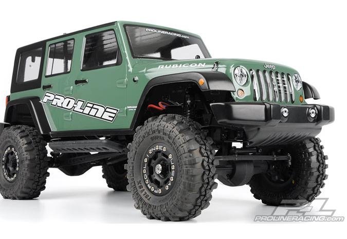Кузов трак - Jeep Wrangler Unlimited Rubicon ( 12.3"база,  краулер 1/10) (некрашеный) артикул  PL3336-00