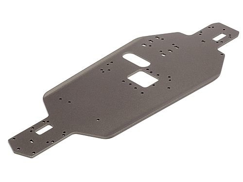 Пластина шасси 2.5mm (6065/GUNMETAL)  артикул HPI-106629