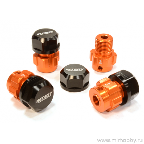 Хексы (4шт) выступ +6мм (оранж) T-Maxx, 1/10 Revo & Summit артикул C25089ORANGE