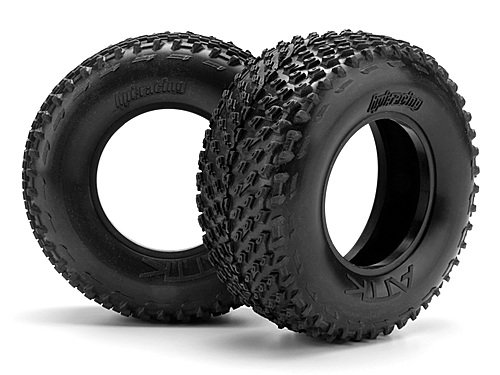 Шины + вставки шорт 1/10 - BLITZ ATTK BELTED D COMPOUND (2шт) артикул HPI-103346